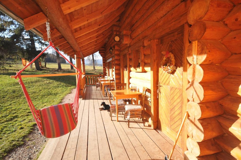 Penzion-Ranc U Trapera ฮราบูชิเซ ภายนอก รูปภาพ